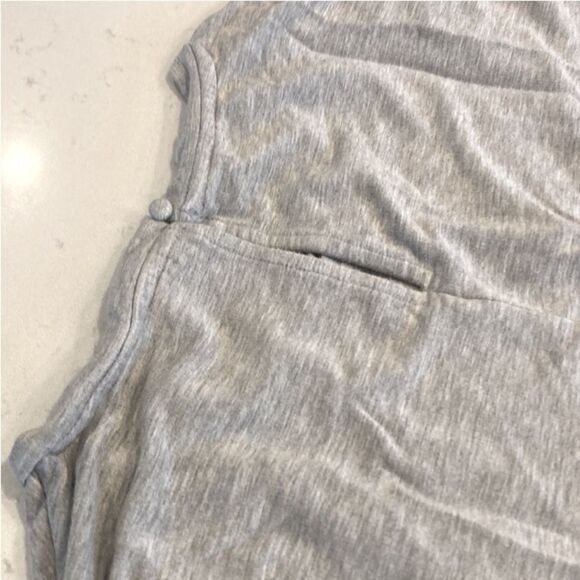 ❤️ Banana republic gray sleeveless cotton jersey cozy core jumpsuit size medium - Picture 9 of 9